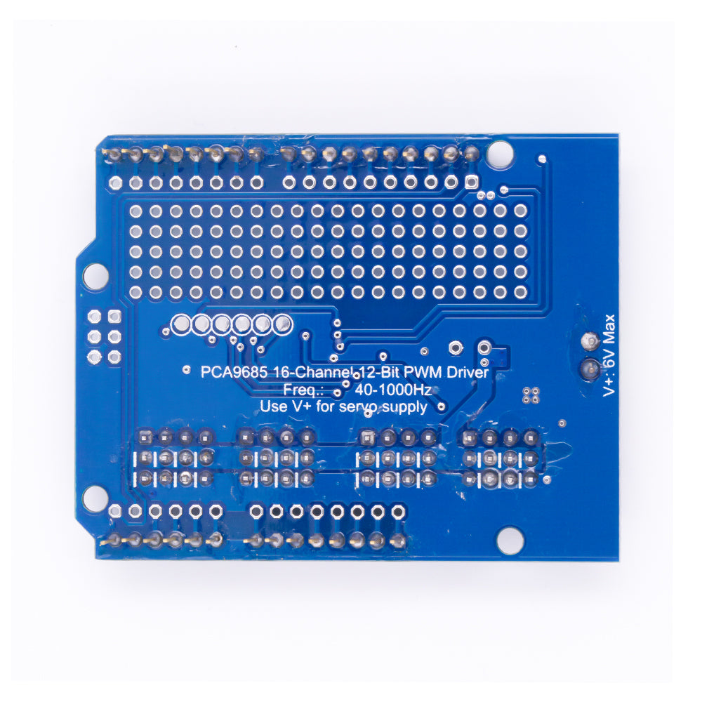 16-Kanaals 12-Bit PWM I2C interface PCA9685 Servo Shield voor Arduino UNO R3 (BNL13)