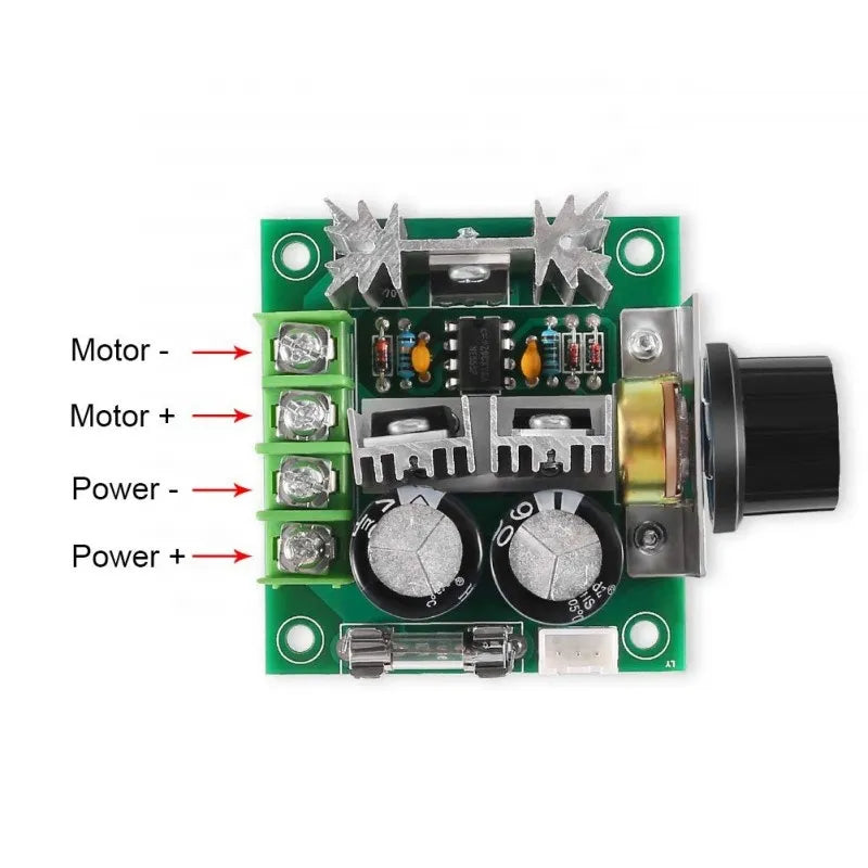 12V 40V10ADCMotorPWM snelheidsregelaarmetpotentiometerbeugel BNL11