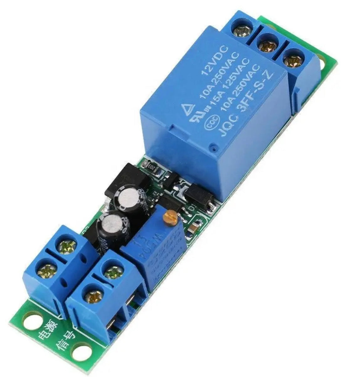 12V relais module met instelbare tijdvertraging (BNL10)