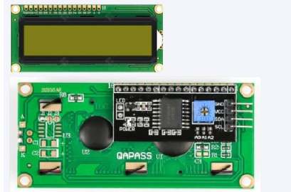 1602 LCD Display geel/groen backlight met I2C voorgesoldeerd (BNL288)