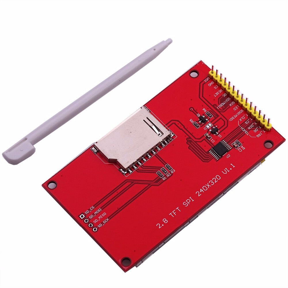 2.8inch SPI TFT touch screen 320x240 pixels - ILI9341 (BNL20)