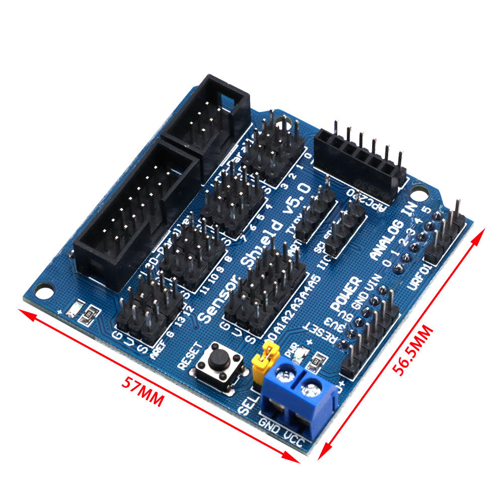 Sensor Shield V5 voor Arduino UNO R3 board (BNL211)